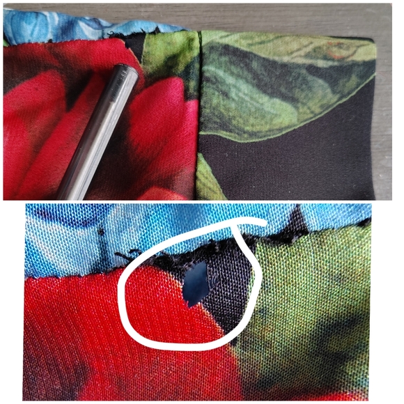 Alice + Olivia Willa Silk Le Parisien Floral Placket Top Blouse  Medium FLAW - Picture 6 of 16